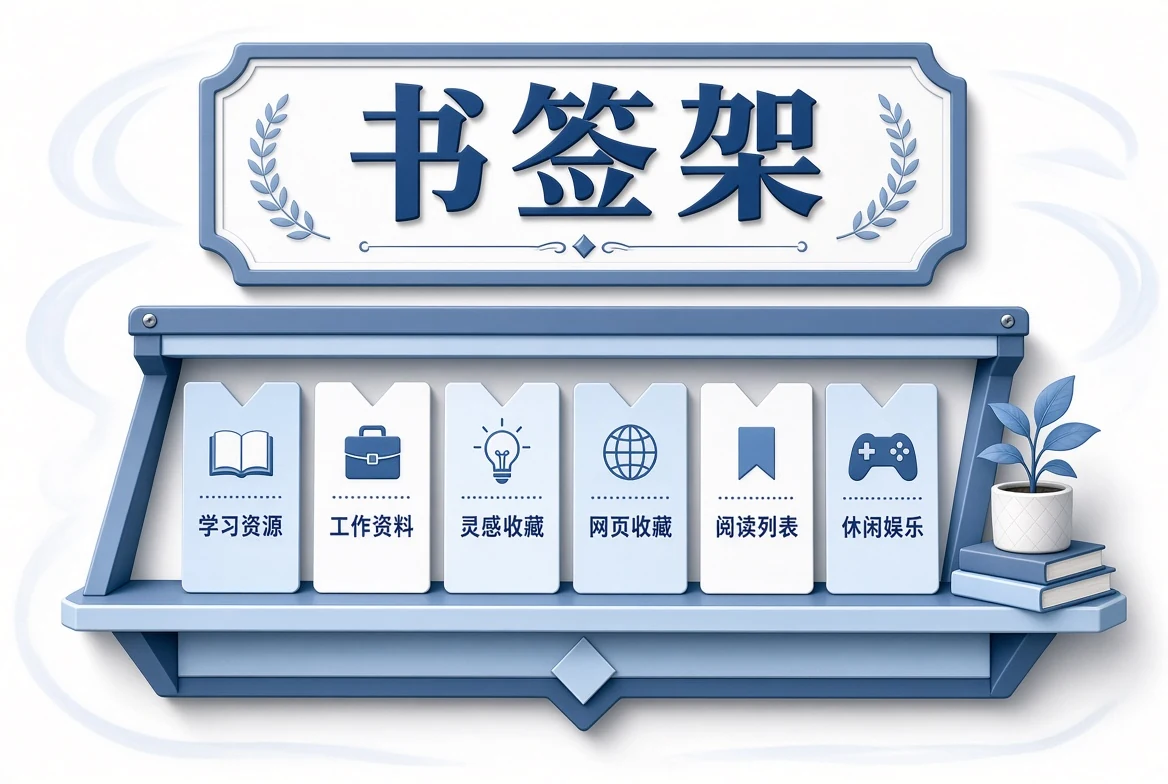 收藏空间整理示意